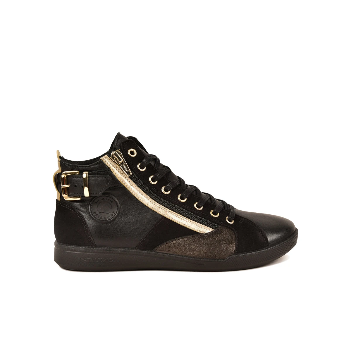 Pataugas PALME/MIX F4H NOIR/DORÉ 1 Pataugas PALME/MIX F4H NOIR/DORÉ