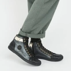 Pataugas BANJOU LATSA/MIX F4H NOIR/DORÉ -Pataugas LATSA 628259946 NOIR DORE