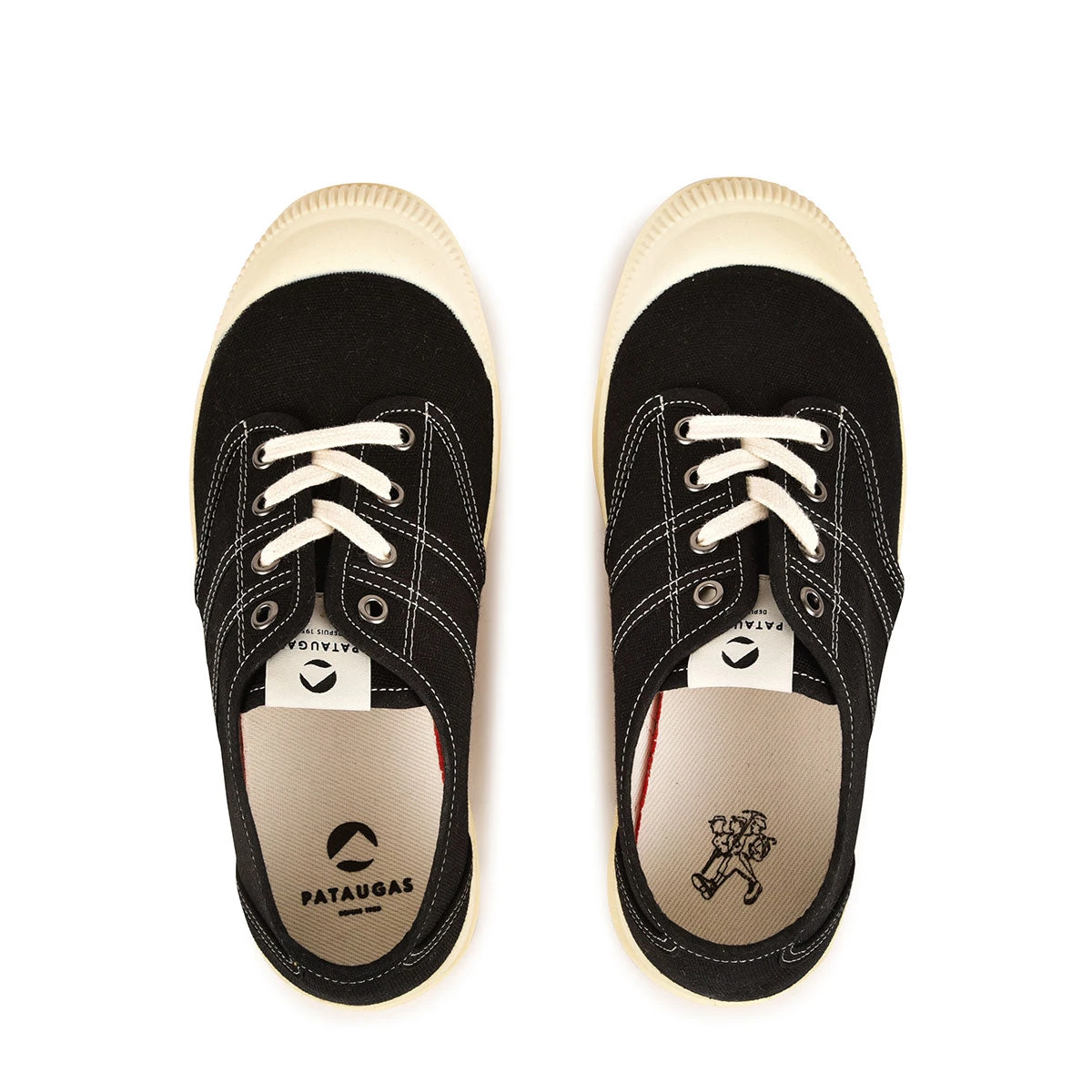 Pataugas AUTHENTIQUE L/T F2H NOIR/BLANC 5 Pataugas AUTHENTIQUE L/T F2H NOIR/BLANC – Image 5