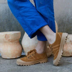 Pataugas AUTHENTIQUE L/S F4G OCRE 6 Pataugas AUTHENTIQUE L/S F4G OCRE -Pataugas authentique low suede ocre